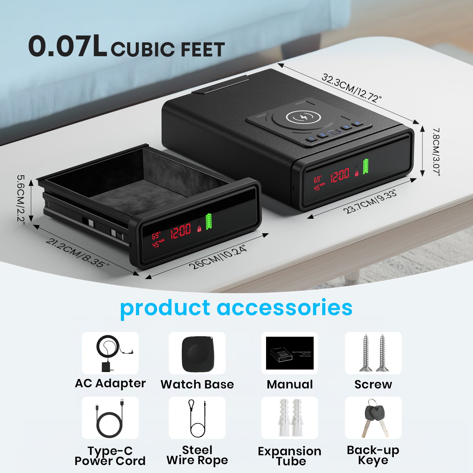 Biometric Fingerprint Gun Safe
