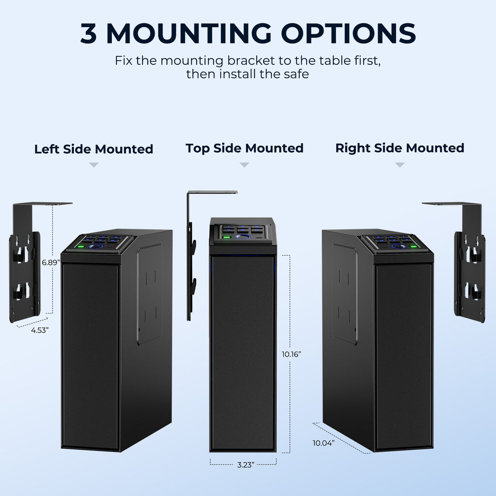 Biometric Slider Gun Safe