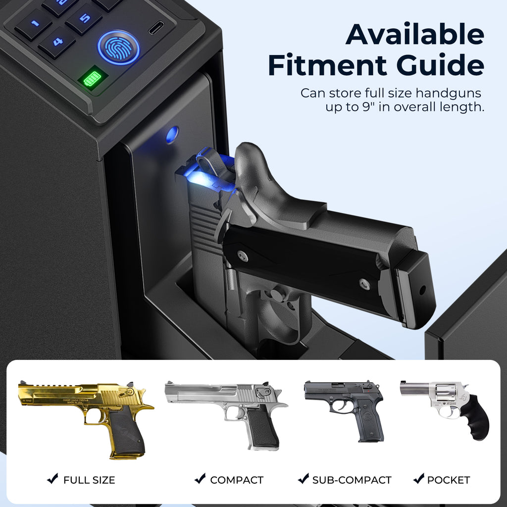 Biometric Slider Gun Safe